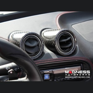 Alfa Romeo 4C Interior Air Vent Trim Kit - Carbon Fiber - Spyder